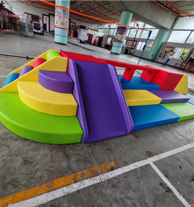 Grands blocs d'<span class=keywords><strong>escalade</strong></span> en mousse, ensemble de jeux souples, équipement de terrain de jeu sensoriel sûr pour les tout-petits, usage commercial en centre commercial - Product Image 6