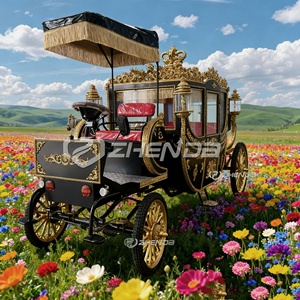 Carroza Real para Bodas Zhenda, Vehículo Turístico Eléctrico para 4-6 Personas, Modelo Q235B de Acero con Frenos Hidráulicos, Superventas - Product Image 4