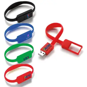 Gitra促销超薄手链USB 2.0闪存驱动器1gb 2gb 4gb 8gb 16gb 33gb 64gb 128GB腕带带自定义徽标的笔式驱动器