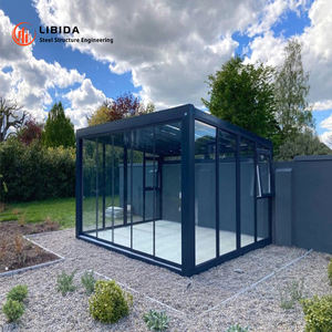 Solarium en verre à isolation <span class=keywords><strong>thermique</strong></span> en aluminium personnalisé <span class=keywords><strong>pour</strong></span> arrière-cour Villa Patio Enclos Sunroom - Product Image 5