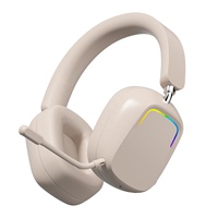 Headset Nirkabel 2026 Bass Kuat Over Ear Headphone Pengisian Cepat Headphone Gaming Dengan Penerima USB 2.4G