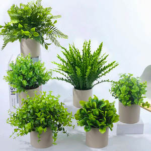 Bonsái artificial, pequeña planta en maceta, plástico Natural, tacto Real, decoración interior y exterior de larga duración, Acción de Gracias, Año Nuevo - Product Image 2