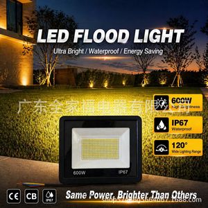 Projecteur LED 600W IP67 Étanche pour Éclairage Extérieur de Jardin et Décoration de Villa - Product Image 1