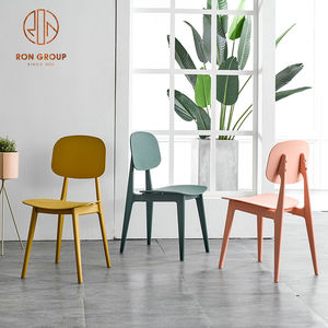 Silla minimalista de plástico de polipropileno <span class=keywords><strong>para</strong></span> restaurante, muebles de cafetería, Bar, comedor moderno, al aire libre, barata - Product Image 2