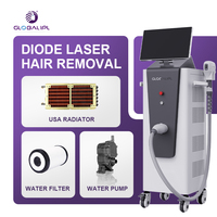 Appareil d'épilation au laser semi-conducteur pour poils épais, longueurs d'onde 755/808/1064, utilisation sur tout le corps, refroidissement saphir, 2000W, usage commercial