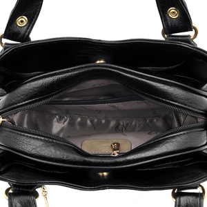 New Factory Wholesale Large Capacity Women's Handbag <b>Tote</b> Shoulder Bag Pu Leather Lady Fashion Designer Messenger Bag - Product Image 5