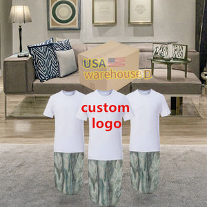 Wholesale OEM US Size Casual Solid T-<b>Shirt</b> 180g Polyester Custom Printing Logo Unisex Quick Dry Fit <b>Men</b> - Product Image 3