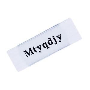 Etiquetas Tejidas Personalizadas con Logotipo de Marca para Sombreros, Etiquetas Tejidas de Damasco Suave de Buena Calidad para Fabricantes de Ropa - Product Image 6