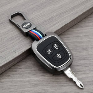 Haute qualité Lumineux luxe en alliage de zinc silicone lueur dans l'obscurité peugout clés de voiture couvre fabricant - Product Image 6