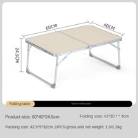 Table pliante d'extérieur personnalisée, portable, légère, pour pique-nique, camping, barbecue, repas à la maison