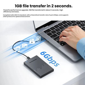 <span class=keywords><strong>Carcasa</strong></span> Externa <span class=keywords><strong>para</strong></span> <span class=keywords><strong>Disco</strong></span> Duro TISHRIC de 2.5 Pulgadas USB3.0/SATA USB/Tipo-C <span class=keywords><strong>para</strong></span> <span class=keywords><strong>Disco</strong></span> Duro de 6TB, <span class=keywords><strong>Carcasa</strong></span> de Plástico Gris - Product Image 4