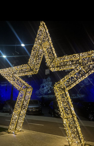 Đèn Giáng Sinh LED ngoài trời cỡ lớn thiết kế tùy chỉnh mới năm <span class=keywords><strong>2025</strong></span>, kiểu dáng vòm 2D - Product Image 5