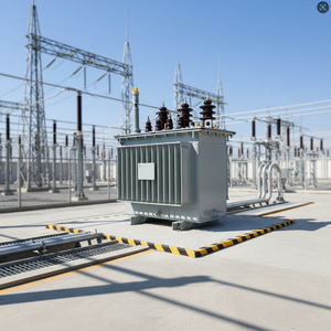 Transformateur triphasé immergé dans l'huile S11-1000KVA 10/0.4, Cuivre ou Aluminium, 380 Volts, 50/60 <span class=keywords><strong>Hertz</strong></span>, Fabricant - Product Image 1