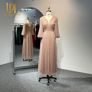 <span class=keywords><strong>Abiti</strong></span> da Sera <span class=keywords><strong>per</strong></span> Signore con Scollo a V Profondo e Pieghe, Vestito da Cerimonia <span class=keywords><strong>per</strong></span> Matrimonio e <span class=keywords><strong>Laurea</strong></span> - Product Image 1