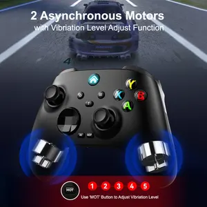 6 Axis 4 Motor 2.4G Kontroler Game Joystick Nirkabel Gamepad untuk Pc Pengendali Game untuk PS4 Switch Konsol Perangkat Android