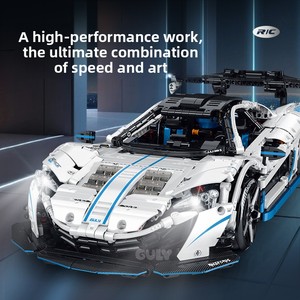 GULY 10652 <span class=keywords><strong>Voiture</strong></span> électrique en plastique McLaren <span class=keywords><strong>1</strong></span>:10, modèle de construction de <span class=keywords><strong>voiture</strong></span> de cascades haute vitesse, jouet d'intérieur compatible transfrontalier, à partir de 14 ans - Product Image 3