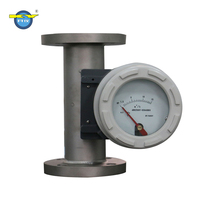 Débitmètre à section variable en métal intelligent HART 4-20mA RS485 avec affichage numérique LCD pour la mesure du débit de gaz, vapeur et eau