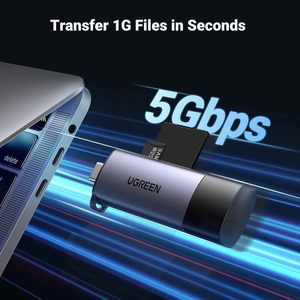 Ugreen USB mini đầu đọ<span class=keywords><strong>c</strong></span> thẻ USB <span class=keywords><strong>C</strong></span> USB 3.0 để bộ nhớ đầu đọ<span class=keywords><strong>c</strong></span> thẻ adapter cho bên ngoài máy ảnh ảnh ảnh đa thông minh đầu đọ<span class=keywords><strong>c</strong></span> thẻ - Product Image 3