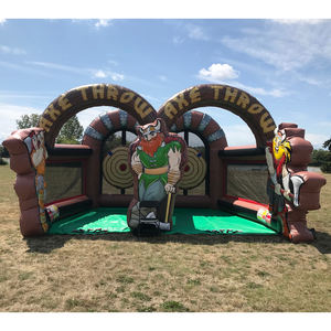 Le meilleur jeu de lancer de hache gonflable interactif à <span class=keywords><strong>2</strong></span> voies (Velcro) Jeux de <span class=keywords><strong>sport</strong></span> de tir interactifs pour enfants et adultes - Product Image 5