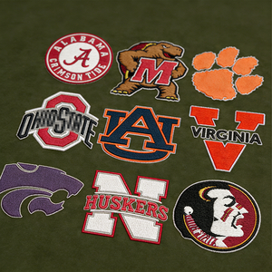 Écusson brodé thermocollant avec logo d'équipe de football américain NCAA pour vêtements - Product Image 2