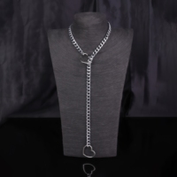 Schwere Kettenhalskette Sex-Bondage BDSM Choker Leine Halskette Bondage-Werkzeug Dominanz-Spiel Unterwürfigkeitstraining Fesselung für Paare