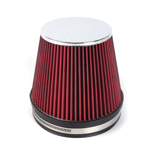 Filtro de Aire de Alto Flujo Tipo Hongo de 152 mm de Diámetro, Rojo, para Mejora y Modificación de Automóviles - Product Image 2