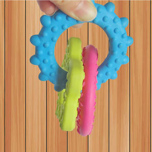 Устойчивая к укусам чистка зубов TPR Жевательная Звезда Луна солнце собака игрушка - Product Image 6