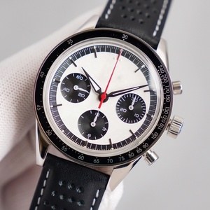 O-M-G marca di lusso meccanico coppia orologio globale edizione limitata civile alternativo orologio in pelle 39.7mm puro stile Panda - Product Image 2