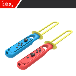 10 en 1 famille fête Pack jeu <span class=keywords><strong>sport</strong></span> accessoires ensemble Kit pour Nintendo <span class=keywords><strong>Switch</strong></span> comprennent des raquettes de tennis épées jambe bandes de poignet poignée - Product Image 2