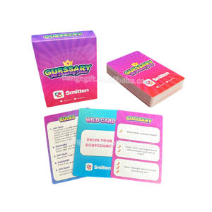 Personalizable 110-Card Drunk Challenge Eco-Friendly Plastic Holiday Drinking Party <span class=keywords><strong>Juego</strong></span> <span class=keywords><strong>de</strong></span> cartas <span class=keywords><strong>para</strong></span> adultos <span class=keywords><strong>para</strong></span> diversión familiar en interiores - Product Image 5