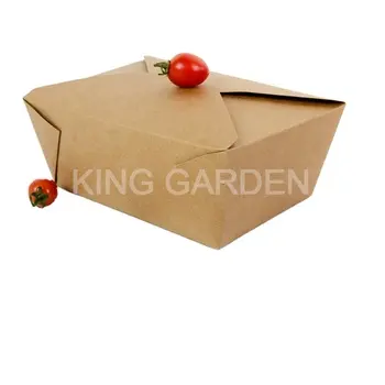 #1,2,3,4,8 take away hot food wholesale biodegradable to go box