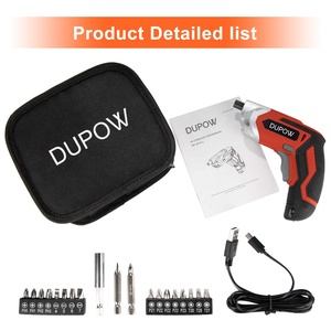 Deko — tournevis électrique sans fil 3.6V/4V, Rechargeable avec 24 embouts et câble USB - Product Image 5