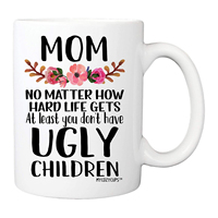 Mug à café en porcelaine fine 350 ml, design traditionnel, écologique, avec cuillère, idéal pour la rentrée scolaire, cadeau pour maman, papa, amis