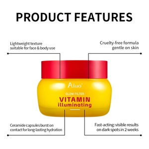 Crème Visage Hydratante Éclaircissante Anti-Âge à la Vitamine C et Vitamine E pour <span class=keywords><strong>Peau</strong></span> Éclatante, Soin <span class=keywords><strong>de</strong></span> la <span class=keywords><strong>Peau</strong></span> à Marque Blanche - Product Image 3