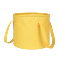 Tragbarer, faltbarer PVC-Wassertank (20L) – Wasserdichter, erweiterbarer Stauraum für Camping, Outdoor, Wäsche und vielseitige Reiseutensilien