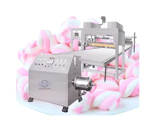 150 kg/saat tam otomatik jelatin helal dondurma hatmi üretim bandı karikatür çocuklar tatlı meyveli hatmi şeker makinesi