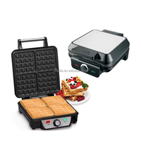 Aifa 1500W 4 tranches de machine à sandwich numérique détachable en acier inoxydable 3 en 1 gaufrier snacks 2 en 1 machine à sandwich