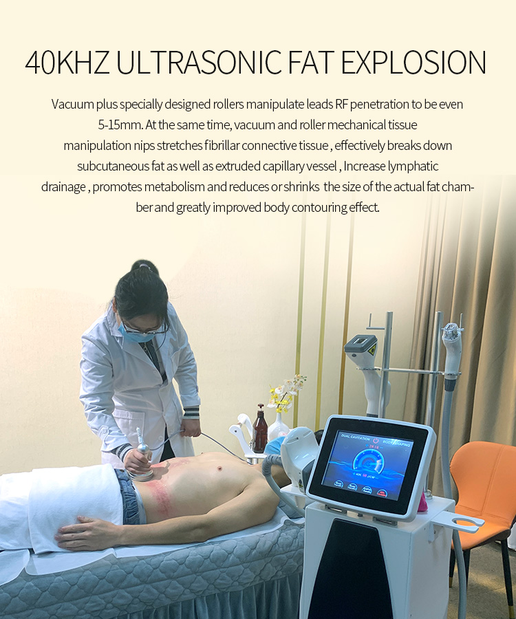 Bieir vela vacuum roller RF cavitation fat burning slimming machine beauty salon SPA equipment