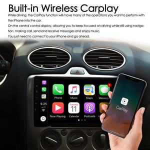 Autoradio 8+128 Go avec commande vocale IA et CarPlay pour Ford Focus 2 Mk2 2009 2010, navigation GPS, lecteur multimédia vidéo Android 13, stéréo 2DIN - Product Image 3