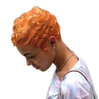 Bella — perruque Bob synthétique courte pour Cosplay, avec mèches blondes, noires, rouges, violettes, ondes