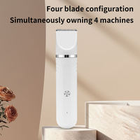 Tondeuse électrique pour animaux de compagnie, ensemble de coupe-poils pour chat et chien avec lime à ongles, multifonction 4 en 1