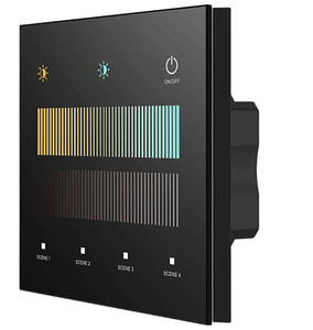 Atenuador Maestro de panel DALI de <span class=keywords><strong>4</strong></span> zonas, 2 zonas, panel táctil montado en la pared, compatible con control remoto RF - Product Image 4