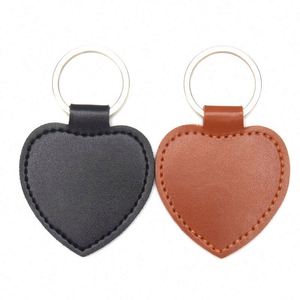 <b>Custom</b> Logo Key Ring Car <b>Keychain</b> Leather Heart Personalised <b>Keychain</b> - Product Image 6