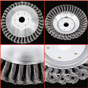Cabezal de Repuesto para Desbrozadora ESAPUTTI de 200 mm, de Alambre de Acero y Nailon Ecológico, en Caja, Cepillo Giratorio para Cortacésped - Product Image 5