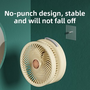 <span class=keywords><strong>Ventilateur</strong></span> circulaire coréen Sparrow, pliable, oscillant, rechargeable, portable, silencieux, <span class=keywords><strong>petit</strong></span> <span class=keywords><strong>ventilateur</strong></span> de bureau pour dortoir, à commande par bouton - Product Image 2