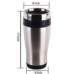 Vaso Promocional Personalizado con Logotipo de 450 ml, Taza de Viaje Portátil para Auto, Vaso de Acero Inoxidable Grabado con Láser, Fabricante, Gran Venta - Product Image 2