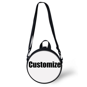 Mini sac à bandoulière noir gothique pour fille et garçon, sacoche ronde avec Constellations - Product Image 6