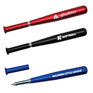 Lustiger Werbe geschenk Stylus Baseballs chläger Kugelschreiber-Kugelschreiber mit benutzer definiertem Logo für Kinder