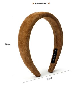 <span class=keywords><strong>Diadema</strong></span> coreana Dongdaemun de esponja marrón color té con leche, <span class=keywords><strong>diadema</strong></span> <span class=keywords><strong>azul</strong></span> <span class=keywords><strong>Klein</strong></span>, pinza para el pelo de gamuza estilo Instagram, dulce y popular en internet - Product Image 6