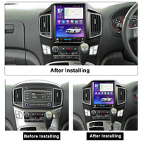 Autoradio Android de style Tesla 9,7 pouces pour Hyundai H1 Starex 2016-2018, CarPlay sans fil, navigation GPS pour voiture avec caméra de recul